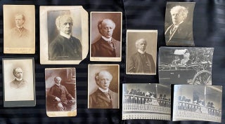 Item #8767 Sir Wilfrid Laurier photo collection of 7 cabinet cards and 5 b&w photos. Sir Wilfrid...