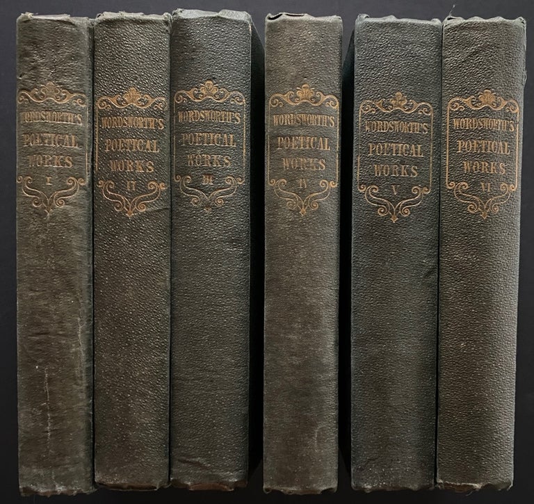 Item #8814 The Poetical Works of William Wordsworth. A New Edition. In Six Volumes. William WORDSWORTH.