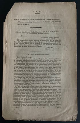 Three Parliamentary Papers relating Canada