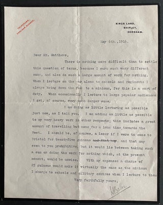Hilaire Belloc 7 letter collection & 2 Photos