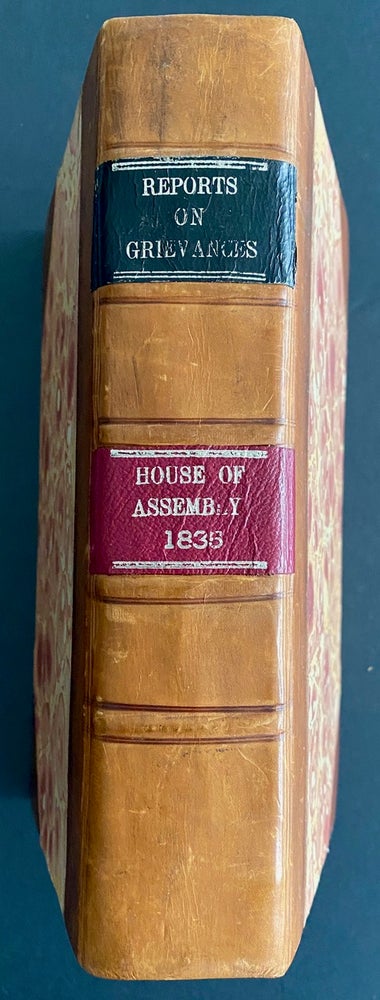 Item #8939 The seventh report from the select Committee of the House of Assembly of Upper Canada on Grievances. W. L. MACKENZIE, William Lyon.