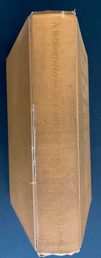 Item #8978 A Bibliography of the Prairie Provinces to 1953. Bruce Braden PEEL.