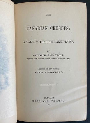The Canadian Crusoes. A Tale Of The Rice Lake Plains