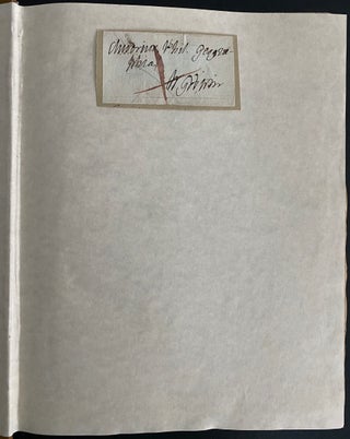Life of Geoffrey Chaucer (laid in William Godwin signature)