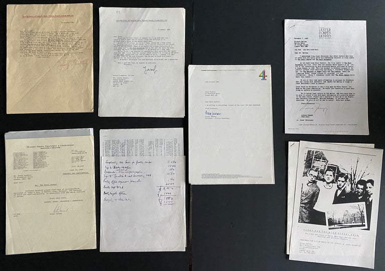 Item #9036 Josef Škvorecký’s correspondence with the British television/film director Peter Duffell. 1984-1993. Approximately 30 pieces in total. Josef Škvorecký.