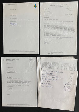 Josef Škvorecký’s correspondence with the British television/film director Peter Duffell. 1984-1993. Approximately 30 pieces in total.