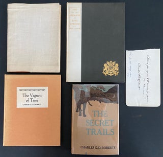 Item #9050 Sir Charles George Douglas Roberts 4 Poetry Books (all signed) & 1 signed inscription...